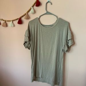 Aerie Light Pink Flowy Tee